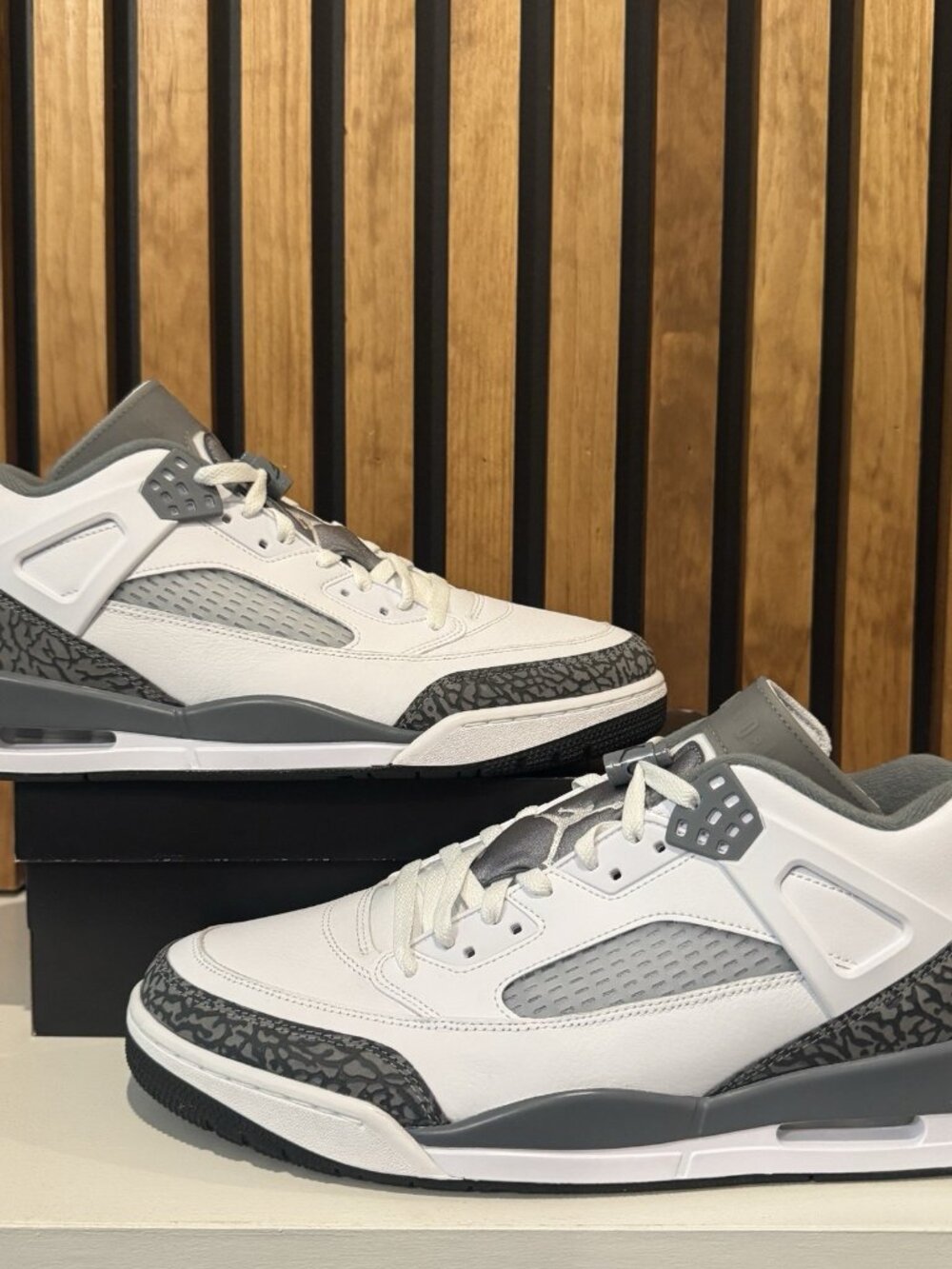 SIZE 15 MENS - Jordan Spizike Low White Cool Grey Silver Metallic FQ1759-102 NEW